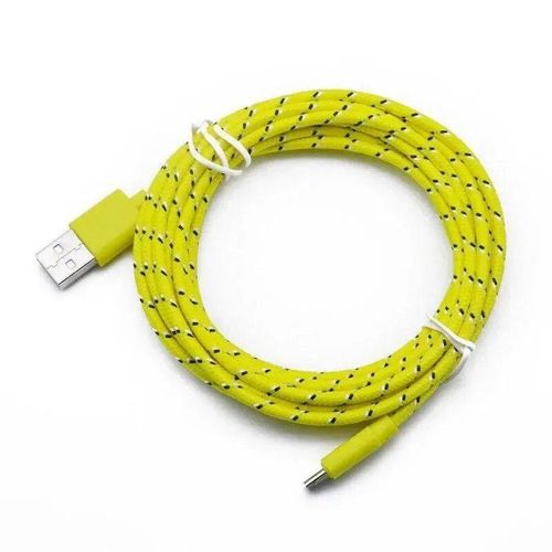 Micro USB Cable 1m (Yellow) - sentinet.gr