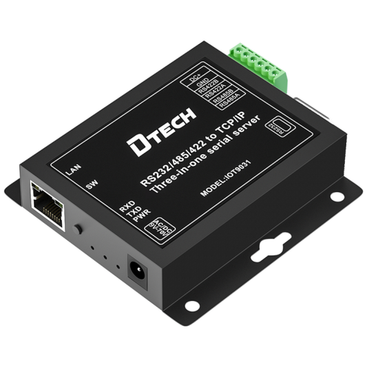 Dtech RS232 / 422 / 485 Modbus RTU to Ethernet (3-in-1) Server - sentinet.gr