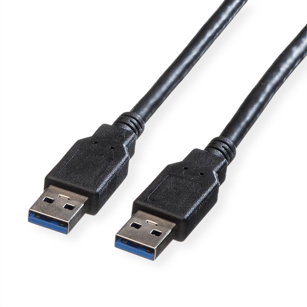 Roline USB cable type A-A V. 3.0 (USB 3.2 Gen1) M/M 3.0 m - (11.02.8971) - sentinet.gr