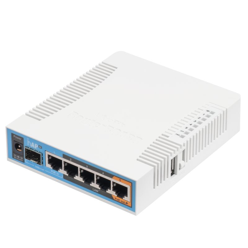 MikroTik RB962UiGS-5HacT2HnT, hAP ac, 2.5dBi, 29dBm, 3x3 @ 2.4GHz, 2dBi, 28dBm, 3x3 @ 5GHz, 720MHz, 128MB, 5xGigabit, 1xSFP, PoE out, USB, L4 - sentinet.gr