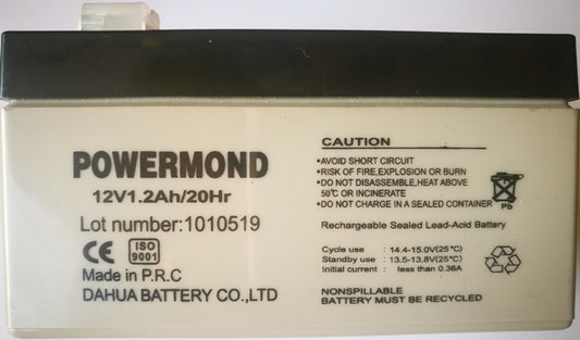 Μπαταρία POWERMOND 12V1.2Ah/20Hr - sentinet.gr