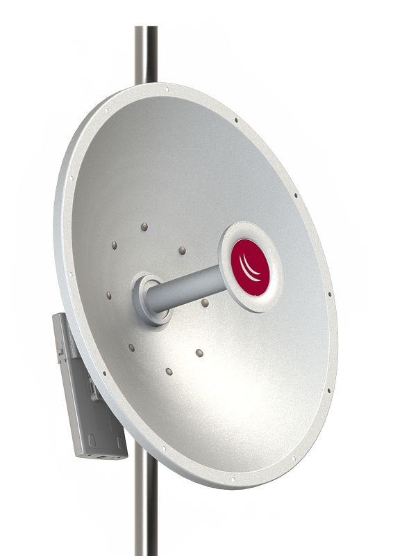 MikroTik MTAD-5G-30D3-PA, mANT30 PA, 5GHz 30dBi dish antenna with precision alignment mount - sentinet.gr