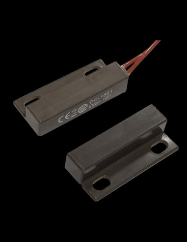 ALEPH DC-1561B Ενσύρματη μαγνητική επαφή καφέ χρώματος - sentinet.gr