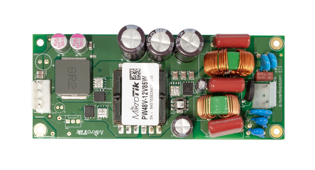 MikroTik PW48V-12V85W, 48V Open frame Power supply with 12V 7A output, for new r2 CCR revisions - sentinet.gr