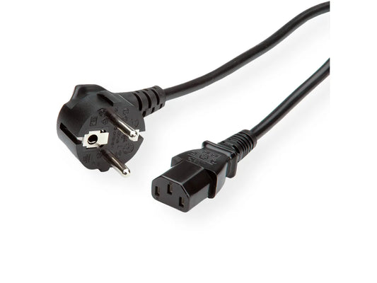 Roline ΚΑΛΩΔΙΟ ΤΡΟΦΟΔΟΣΙΑΣ 3m Schuko Plug Straight IEC Conncector - (19.08.1030) - sentinet.gr