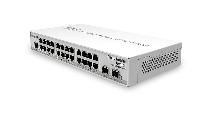 MikroTik CRS326-24G-2S+IN, 800MHz, 512MB, 24xGigabit, 2xSFP+, L5 - sentinet.gr