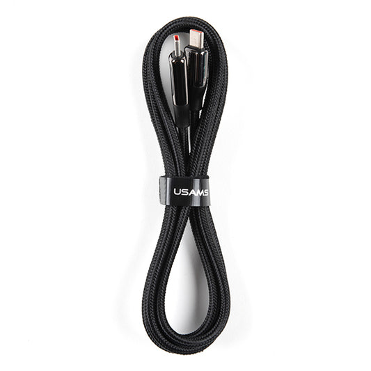 Fast Charging USB C to C Cable with LCD 1.2m (CAB-19717) - sentinet.gr