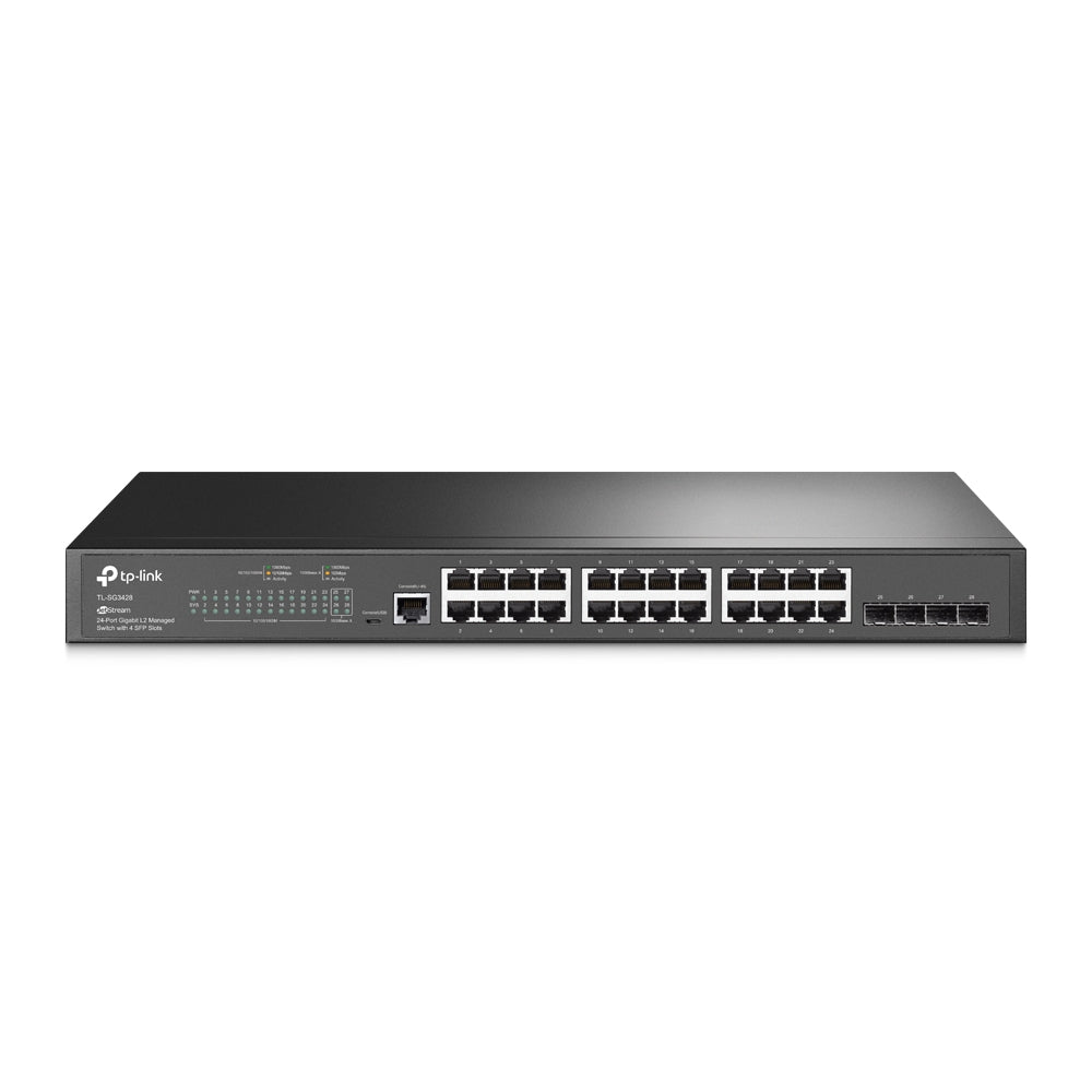 TP-Link SG3428 v2.30, Omada 24-Port Gigabit L2+ Managed Switch with 4 SFP Slots - sentinet.gr