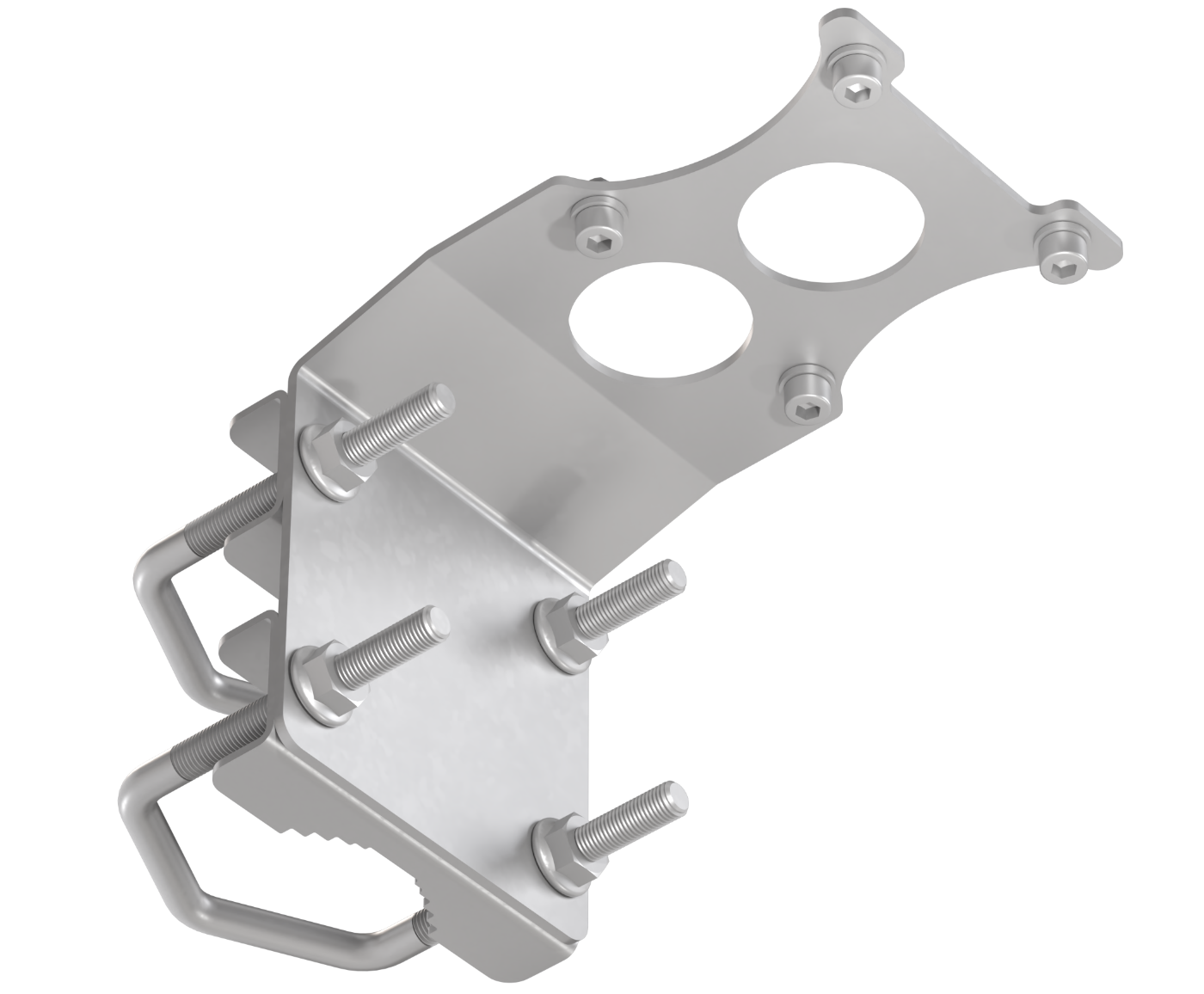 QuWireless Galvanized steel, reinforced mounting kit for QuSpot and QuOmni series (MQUS2) - sentinet.gr