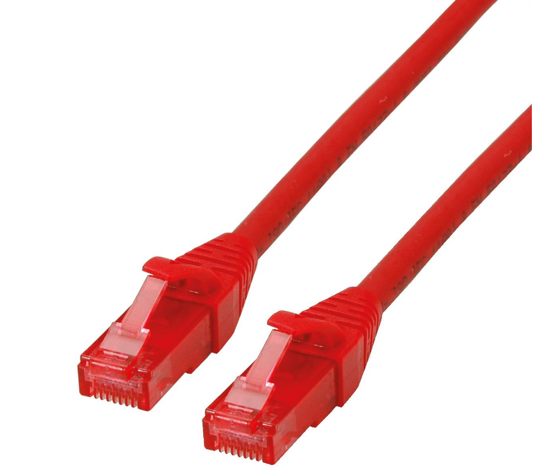 Roline UTP 2m Cat6 Red Component Level LSOH - (21.15.2512) - sentinet.gr