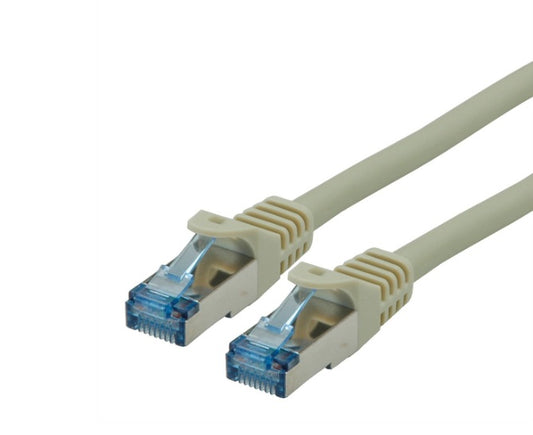 Roline SFTP 1m Cat6a Component Level LSOH Grey - (21.15.2801) - sentinet.gr