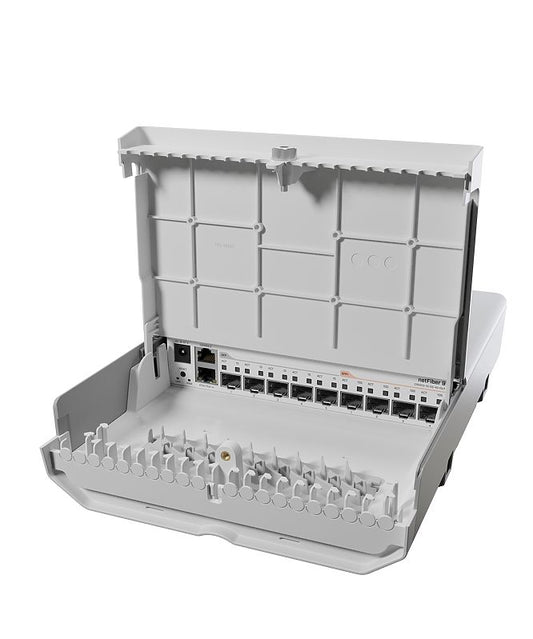 MikroTik CRS310-1G-5S-4S+OUT, netFiber 9, 800MHz, 256MB, 1xGigabit, 5xSFP, 4xSFP+, L5 - sentinet.gr