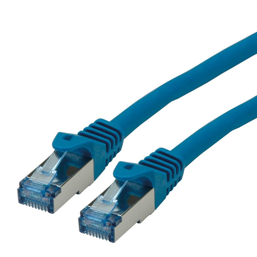 Roline SFTP 0.5m Cat6a Blue Component Level LSOH - (21.15.2840) - sentinet.gr