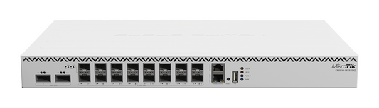 MikroTik CRS518-16XS-2XQ-RM, 650MHz, 64MB, 16x25G SFP28, 2x100G QSFP28, Dual PSU, L6 - sentinet.gr