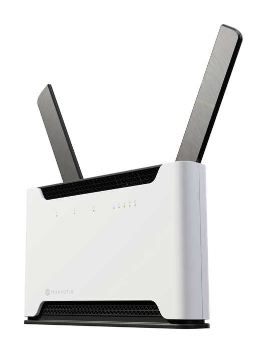 MikroTik S53UG+5HaxD2HaxD-TC&EG18-EA, Chateau LTE18 ax, 3dBi, 24dBm 2x2 @ 2.4GHz, 6dBi, 24dBm, 2x2 @ 5GHz, 4x1.8GHz, 1GB, 4xGigabit, 1x2.5G, 1xMicro SIM, 1xUSB, WiFi 6, AX1800, L4 - sentinet.gr
