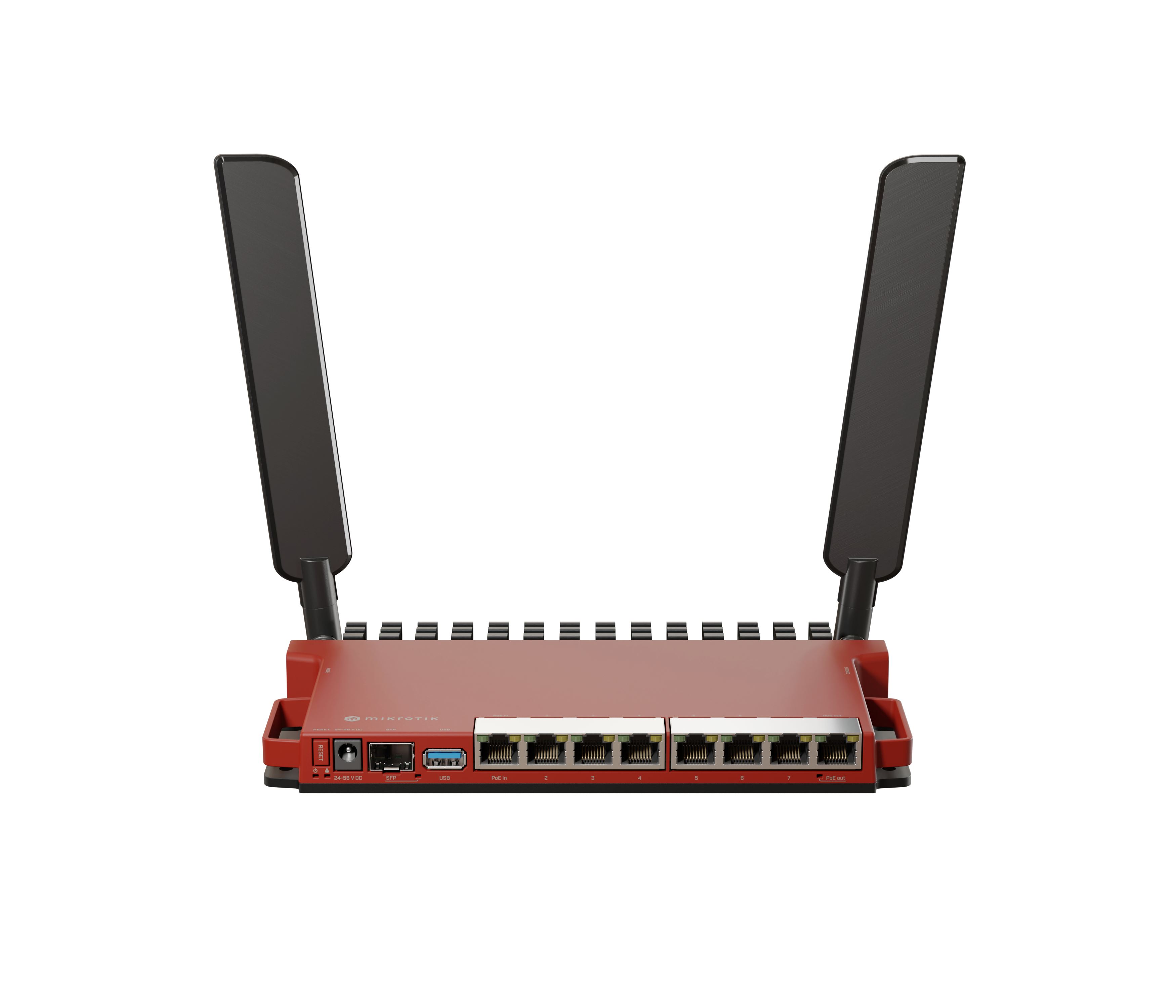 MikroTik L009UiGS-2HaxD-IN, 4dBi, 30dBm 2x2 @ 2.4GHz, Dual Core 800MHz, 512MB, 8xGigabit, 1xSFP, USB 3.0, PoE in, 1xPoE out, WiFi 6, AX600, L5 - sentinet.gr