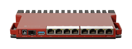 MikroTik L009UiGS-RM, Dual Core 800MHz, 512MB, 8xGigabit, 1xSFP, USB 3.0, PoE in, 1xPoE out, L5 - sentinet.gr