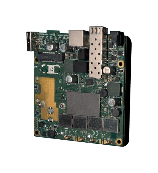 MikroTik L23UGSR-5HaxD2HaxD, Dual-Core 800MHz, 256MB, 1xGigabit, 1xSFP 2.5G, onboard Dual Band 2x2 802.11a/n/ac/ax WiFi 6, 1xNano SIM, 1xMiniPCI-e, 1xUSB, L4 - sentinet.gr