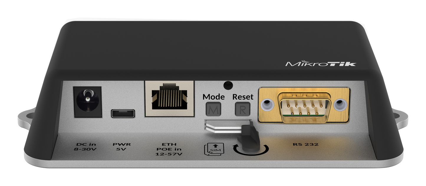 MikroTik RB912R-2nD-LTm&EC200A-EU, LtAP mini LTE kit (2024), 1.5dBi, 25dBm, 650MHz, 64MB, 4G/LTE, 1xEthernet, 2x Mini SIM, GPS, L4 - sentinet.gr