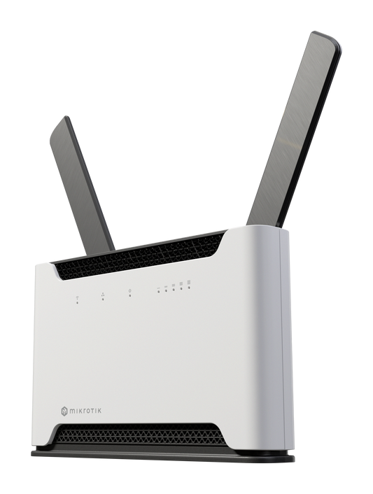 MikroTik H53UiG-5HaxQ2HaxQ, Chateau PRO ax, 5dBi, 24dBm 4x4 @ 2.4GHz, 6dBi, 24dBm, 4x4 @ 5GHz, Quad-Core 2.2GHz, 1GB, 5xGigabit, 1xPoE-Out, 1xUSB 3.0, WiFi 6, AX3600, L6 - sentinet.gr