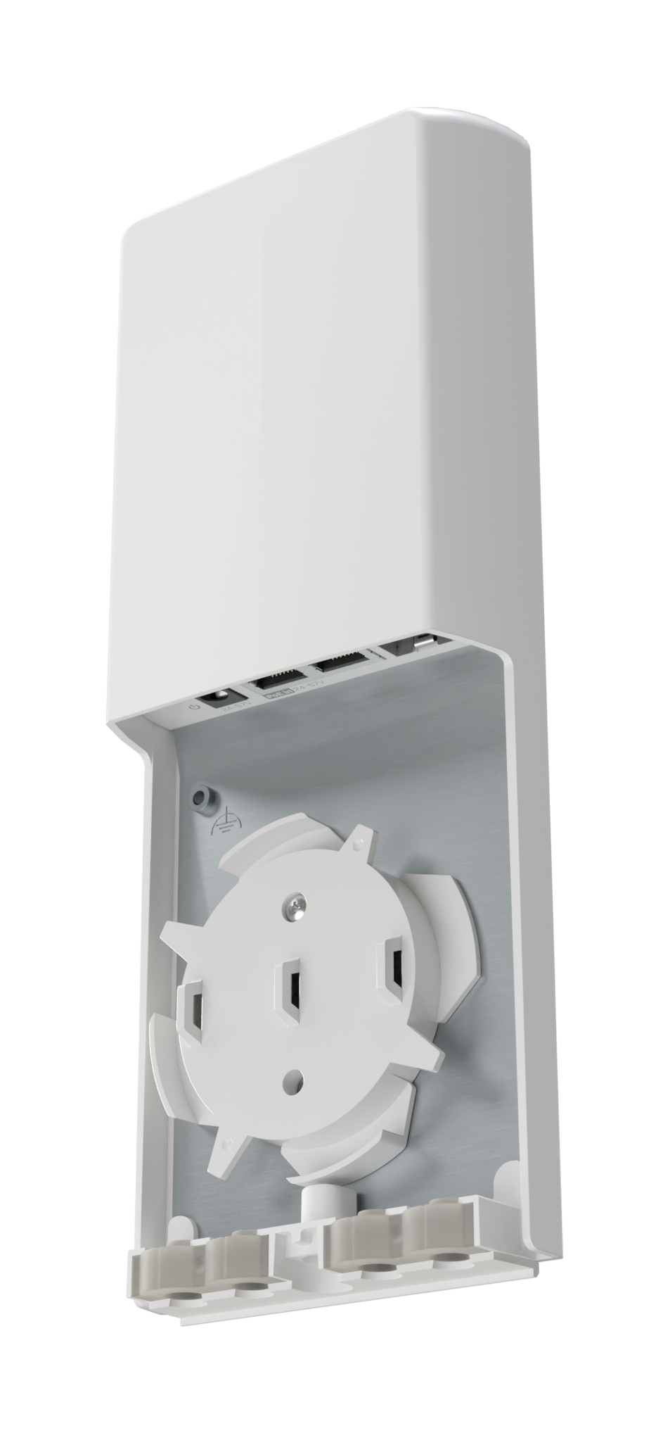 MikroTik FTC21, Smart Fiber to Copper converter SFP to Ethernet, Outdoor case, DC jack, PoE-IN 802.3af/at - sentinet.gr