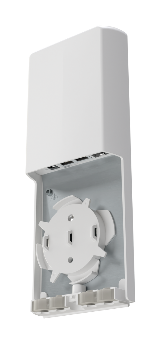 MikroTik FTC21, Smart Fiber to Copper converter SFP to Ethernet, Outdoor case, DC jack, PoE-IN 802.3af/at - sentinet.gr