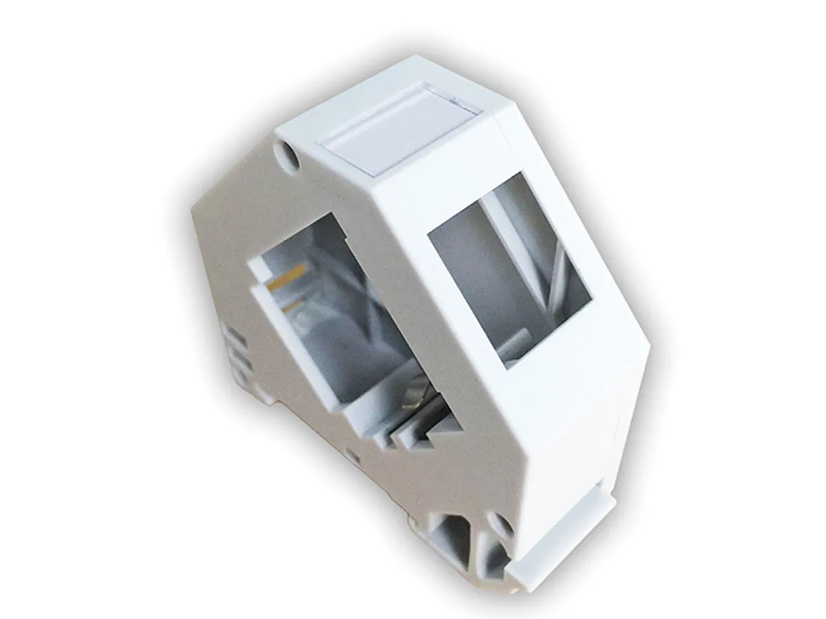 Roline Keystone Holder module, DIN Rail empty - (26.11.0339) - sentinet.gr