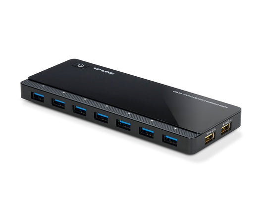 TP-Link UH720 v4.0, 7 ports USB 3.0 Hub with 2 power charge ports (2.4A Max) - sentinet.gr