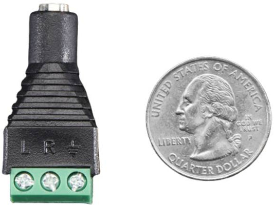 3.5mm Stereo Audio Jack Terminal Block - sentinet.gr