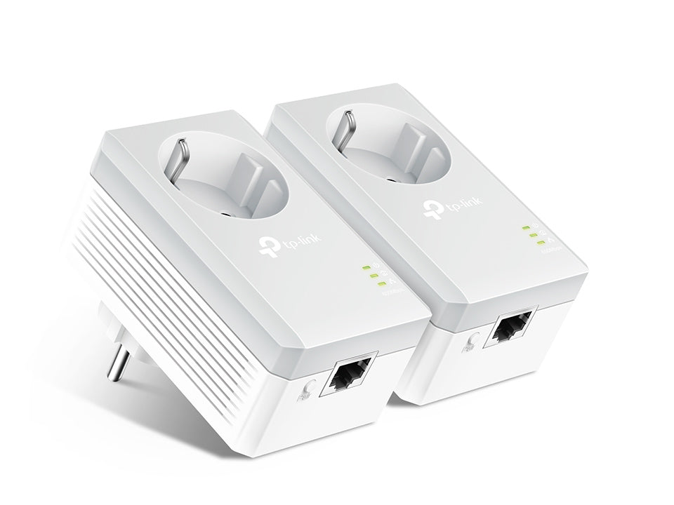 TP-Link TL-PA4010P KIT v6.0, AV600 Passthrough Powerline KIT - sentinet.gr