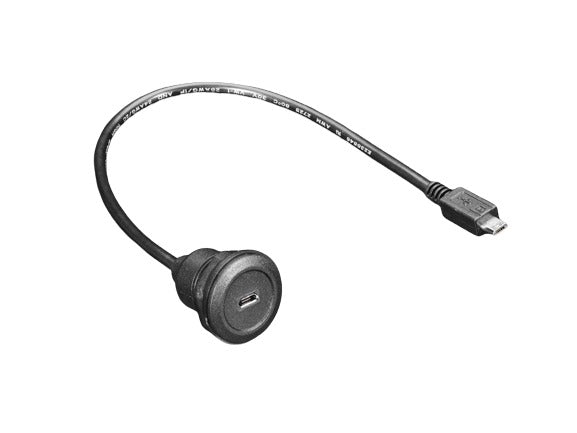 Micro B Round Panel Mount Extension Cable - 30cm - sentinet.gr