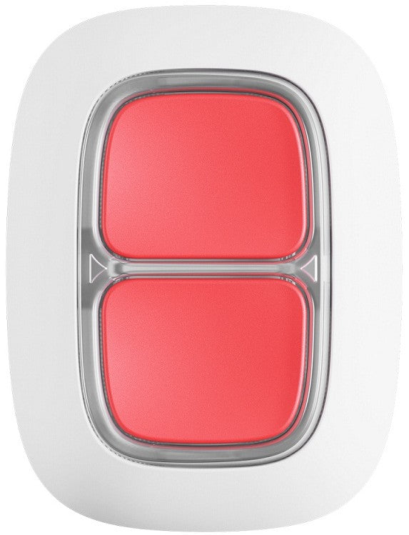 AJAX SYSTEMS - DOUBLE BUTTON WHITE - sentinet.gr