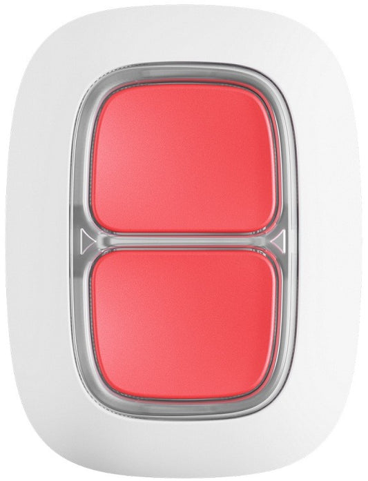 AJAX SYSTEMS - DOUBLE BUTTON WHITE - sentinet.gr