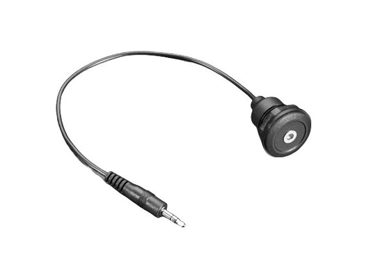 Round Panel Mount Stereo Audio Extension Cable - 1/8" / 3.5mm - sentinet.gr