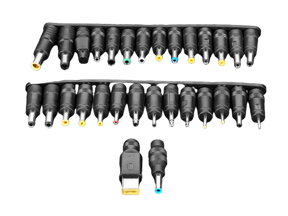 30 Piece 5.5 to 2.1mm to DC Barrel Jack Adapter Kit - sentinet.gr