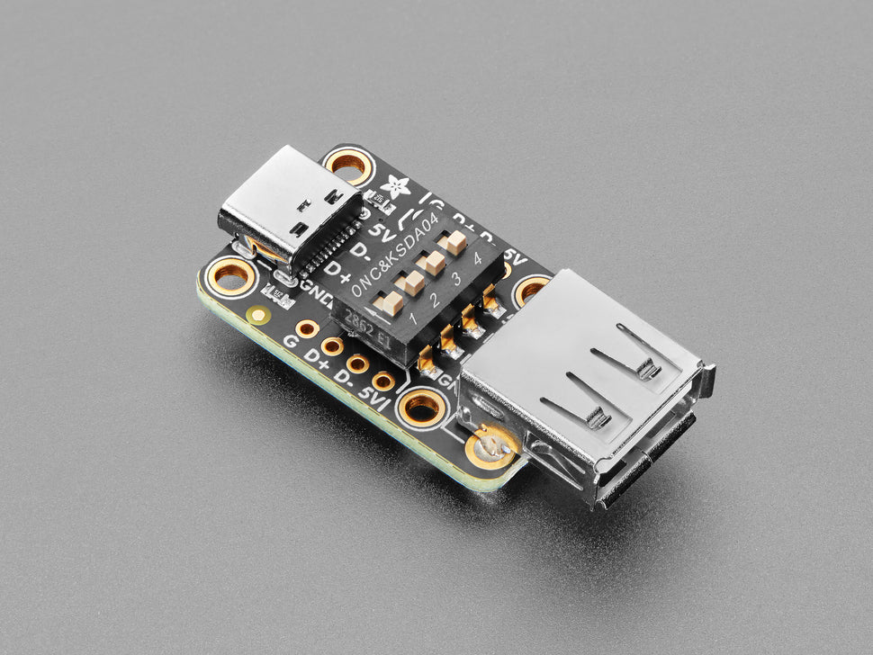 Adafruit Switchable USB Type A to C Breakout Board - sentinet.gr