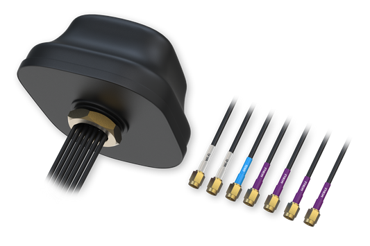 Teltonika PR1KC640, 5G Combo 4x4 3m MIMO Mobile/GNSS/WiFi Roof SMA 4.0dBi Antenna - sentinet.gr