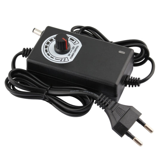 3-12V Adjustable Power Supply EU Plug (24W) - sentinet.gr