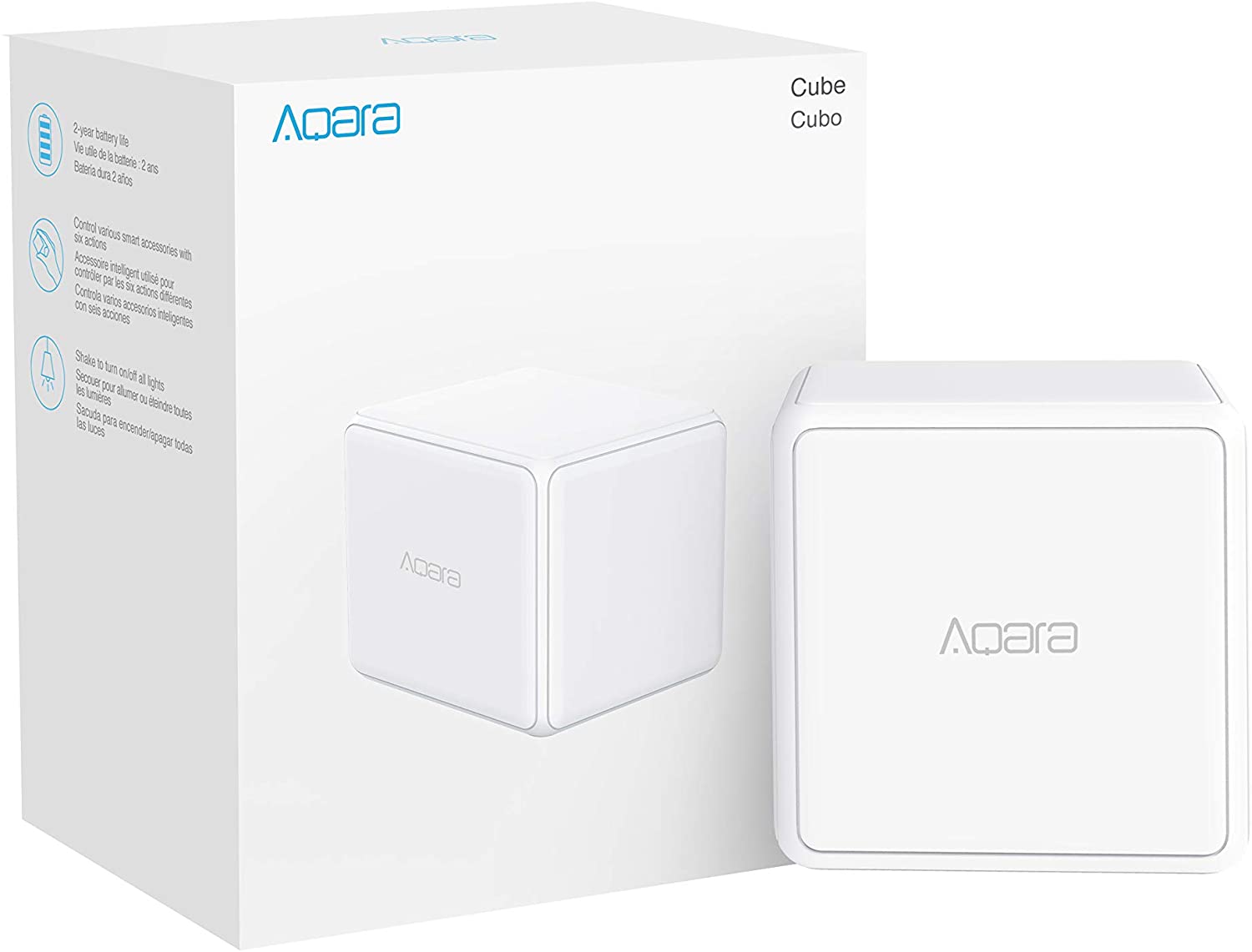 Aqara MFKZQ01LM Intelligent Cube Controller ( Xiaomi Ecosystem Product ) - White - sentinet.gr