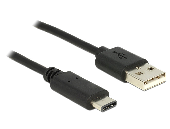 Delock 83600 USB Type-C™ 2.0 male > USB 2.0 type A male 1m black - sentinet.gr