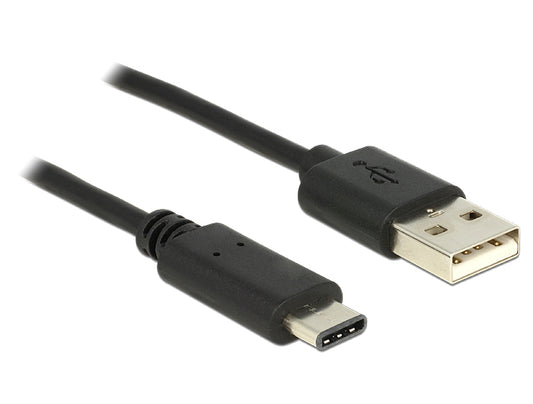 Delock 83600 USB Type-C™ 2.0 male > USB 2.0 type A male 1m black - sentinet.gr