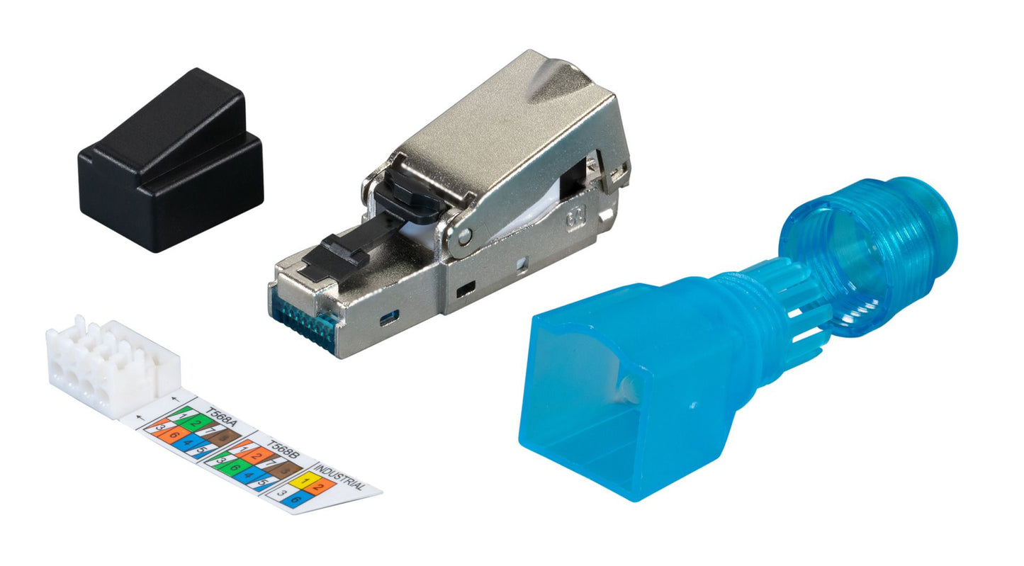 ΕFΒ RJ45 Connector STP, Cat.6A, Field-Plug - (88035AV.1) - sentinet.gr