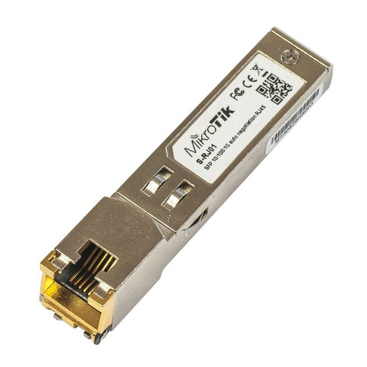 MikroTik S-RJ01, RJ45 SFP 10/100/1000M copper module - sentinet.gr