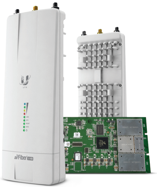 Ubiquiti AF-5XHD, AirFiber 5XHD, 29dBm, 1xGigabit, 1xEthernet, 1+ Gbps, 100+ km - sentinet.gr