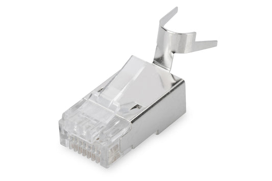 Digitus AK-219604, Modular Plug for Round Cable, CAT 6A, shielded, Pass through connector - sentinet.gr