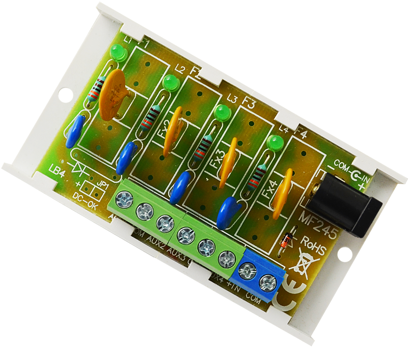 PULSAR AWZ575, Πλακέτα διανομής τάσης DC 1 εισόδου και 4 εξόδων - sentinet.gr