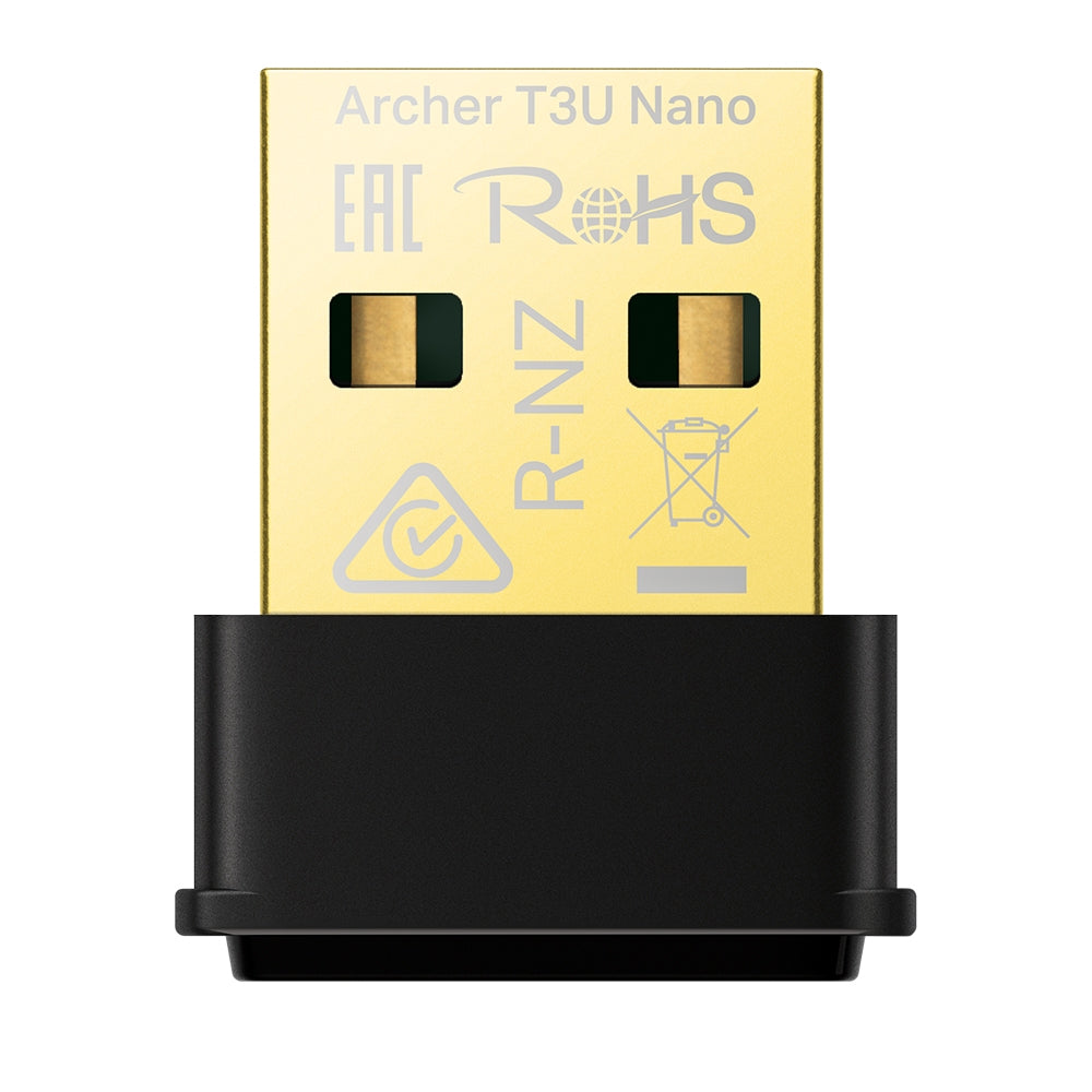 TP-Link Archer T3U Nano v1.0, AC1300 Nano Wireless MU-MIMO USB Adapter - sentinet.gr
