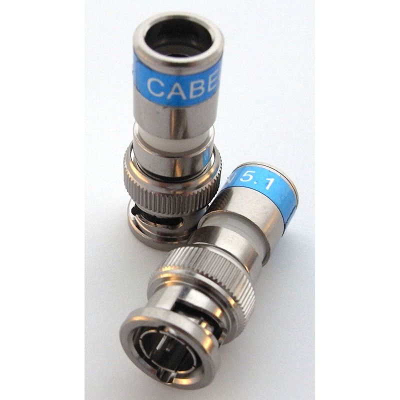 CABELCON 5.1 BNC αρσενικό συμπίεσης BNCC703SL CAVEL για καλώδια RG59 - 6,00mm - sentinet.gr