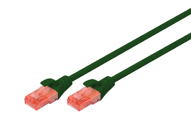 Digitus UTP 0.25m Cat6 Green - (DK-1617-0025/G) - sentinet.gr