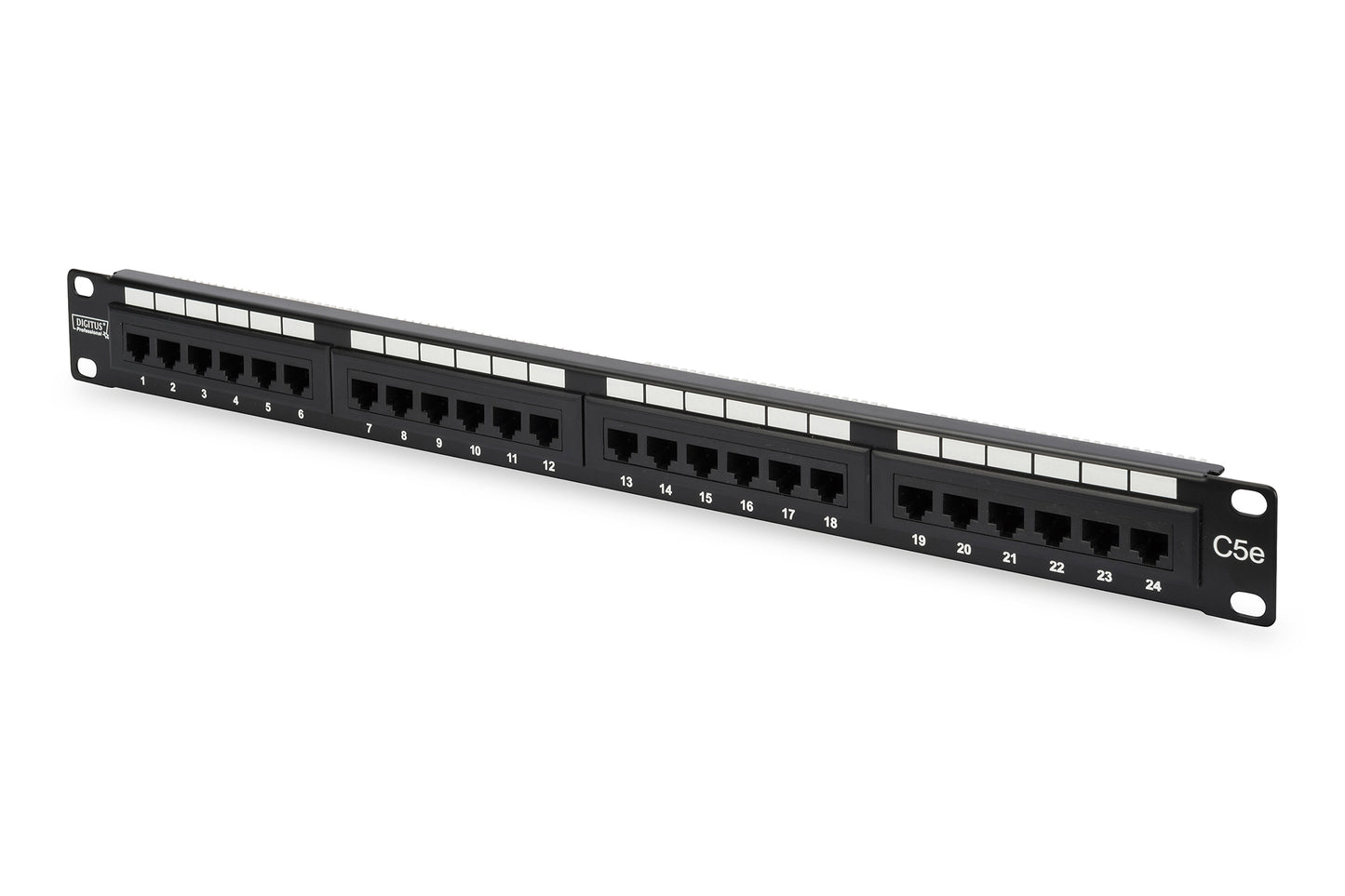Digitus DN-91524U Patchpanel 24p CAT5e UTP - Black - sentinet.gr